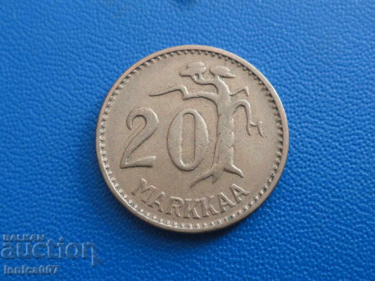 Livrarea Finlanda 1954 - 20 mărci (m)