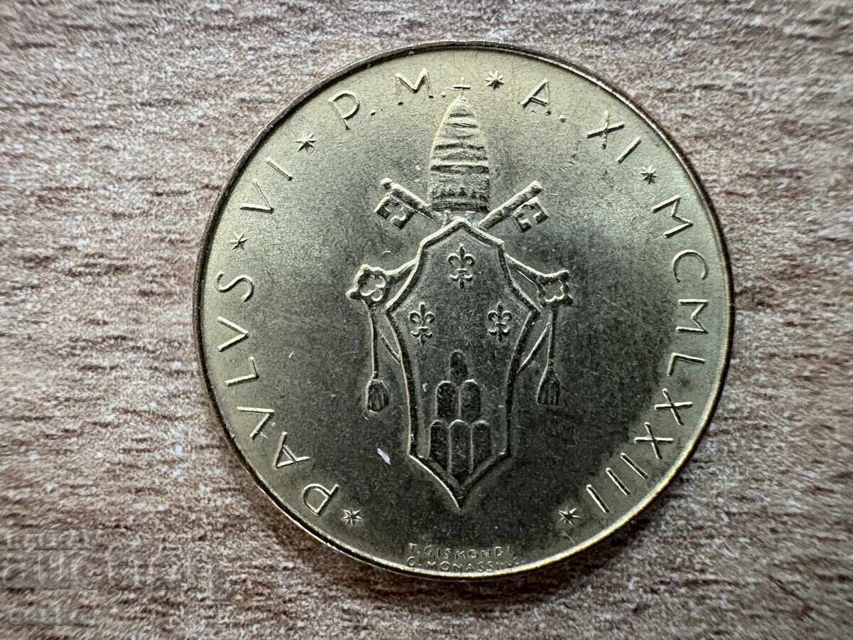 Βατικανό - 20 λιρες (1973) με τιμή 2.60 BGN | € 1.33 Βατικανό - 20 λιρες (1973) με τιμή 2.60 BGN | € 1.33