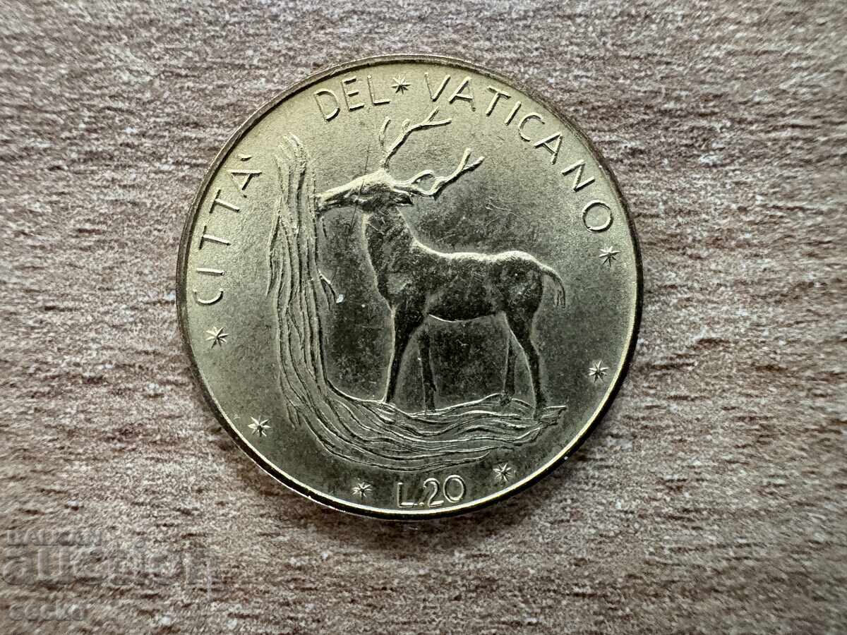 Βατικανό - 20 λιρες (1973) Βατικανό - 20 λιρες (1973)