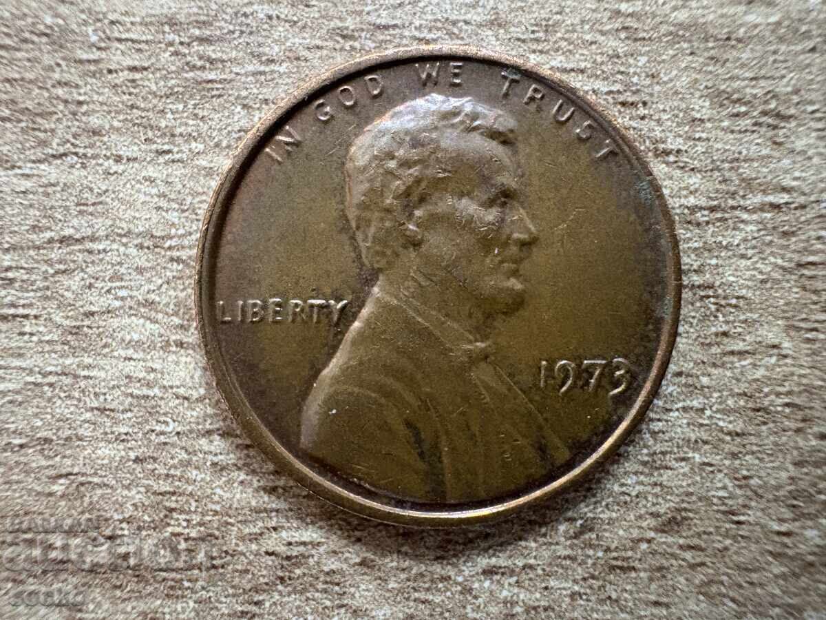 ΗΠΑ - 1 σεντ (1973) με τιμή 0.15 BGN | € 0.08 ΗΠΑ - 1 σεντ (1973) με τιμή 0.15 BGN | € 0.08