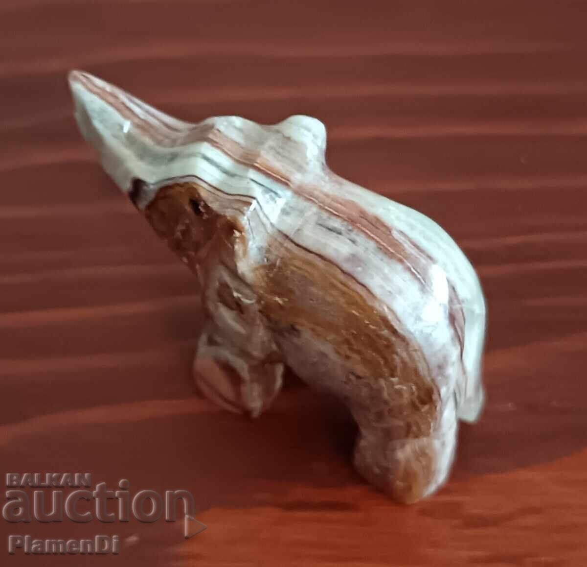 Φιγούρα Ελεφαντάκι από μαρμάρινο όνυχα - 5