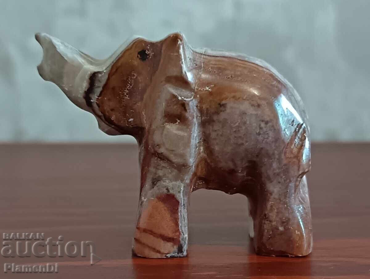 Φιγούρα Ελεφαντάκι από μαρμάρινο όνυχα