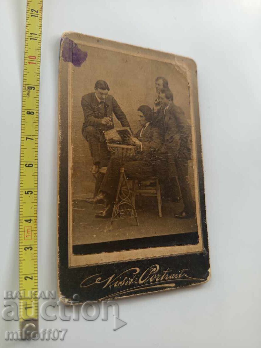 Φωτογραφία χαρτόνι φωτογραφία Φοιτητές