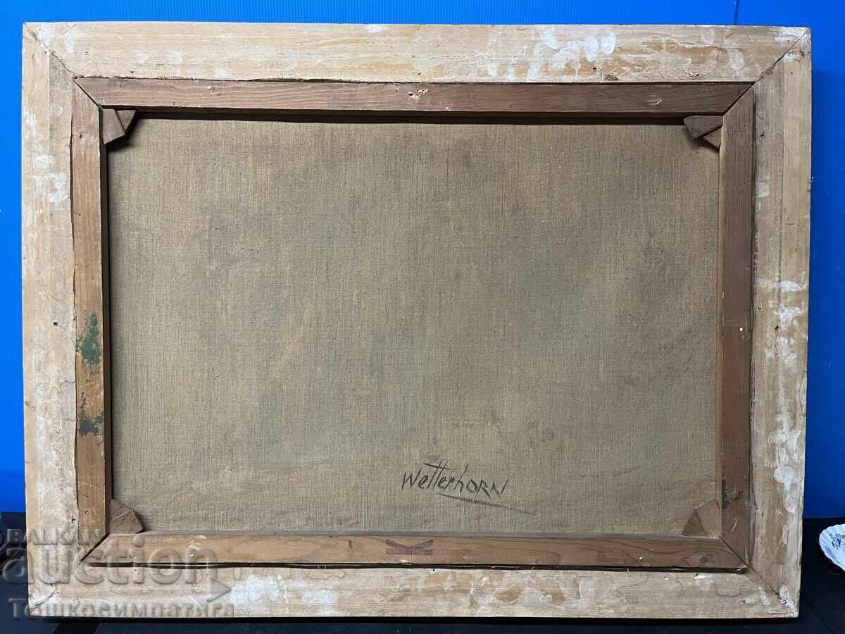 Όμορφο αλπικό τοπίο - ελαιογραφίες σε καμβά - 6