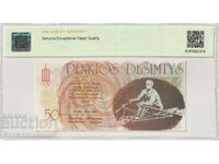 Lituania 50 Litauru 1991 Unc Jocurile Olimpice Regionale D11 TQG 67