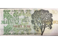 Lituania 10 Litauru 1991 Unc Jocurile Olimpice Regionale