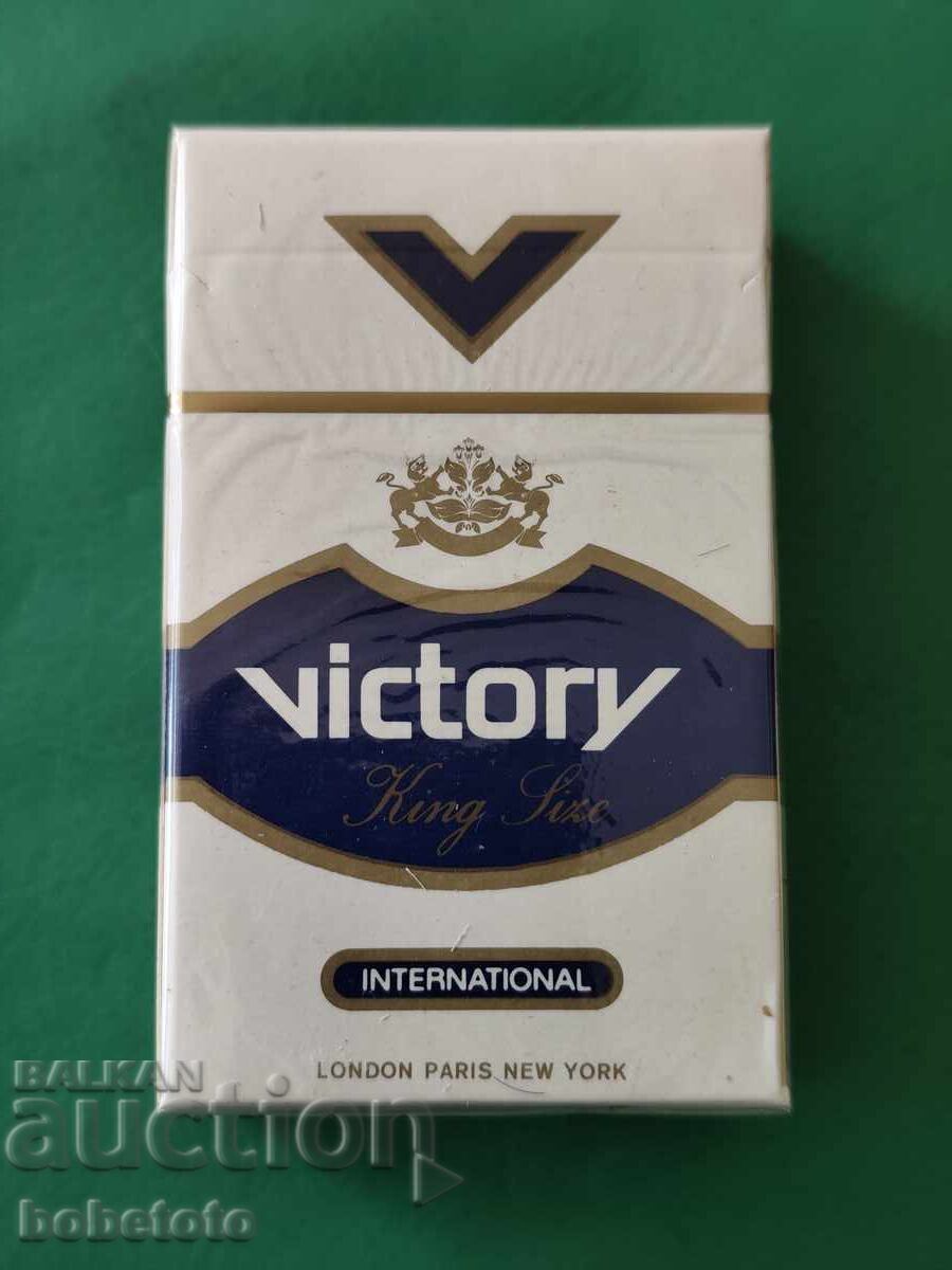 New pack of blue Victory cigarettes