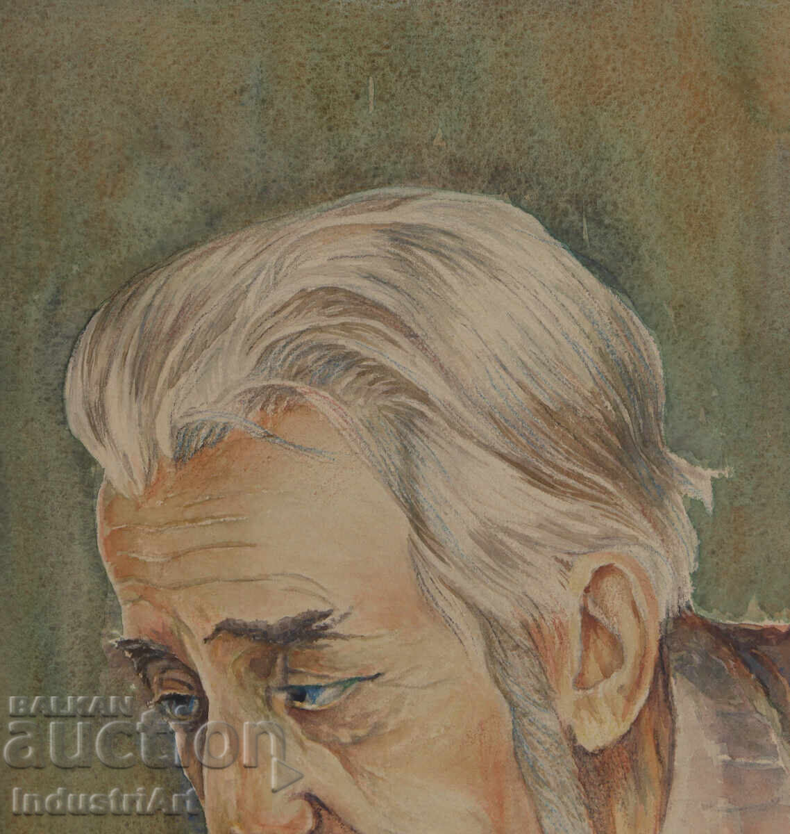 Δημοπρασία Ακουαρέλα πορτρέτο