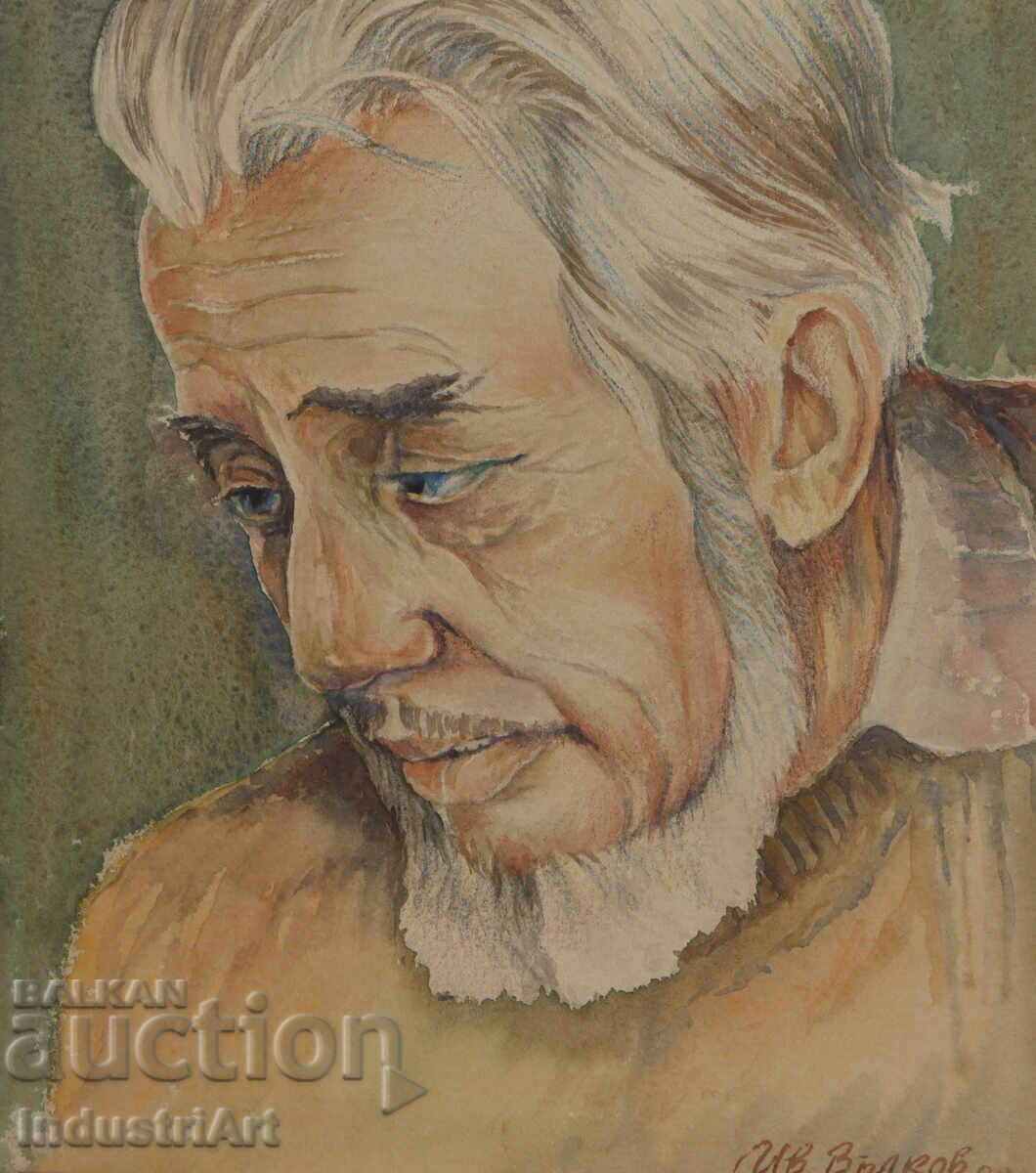 Παράδοση Ακουαρέλα πορτρέτο