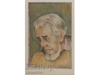 Tablou acuarelă portret