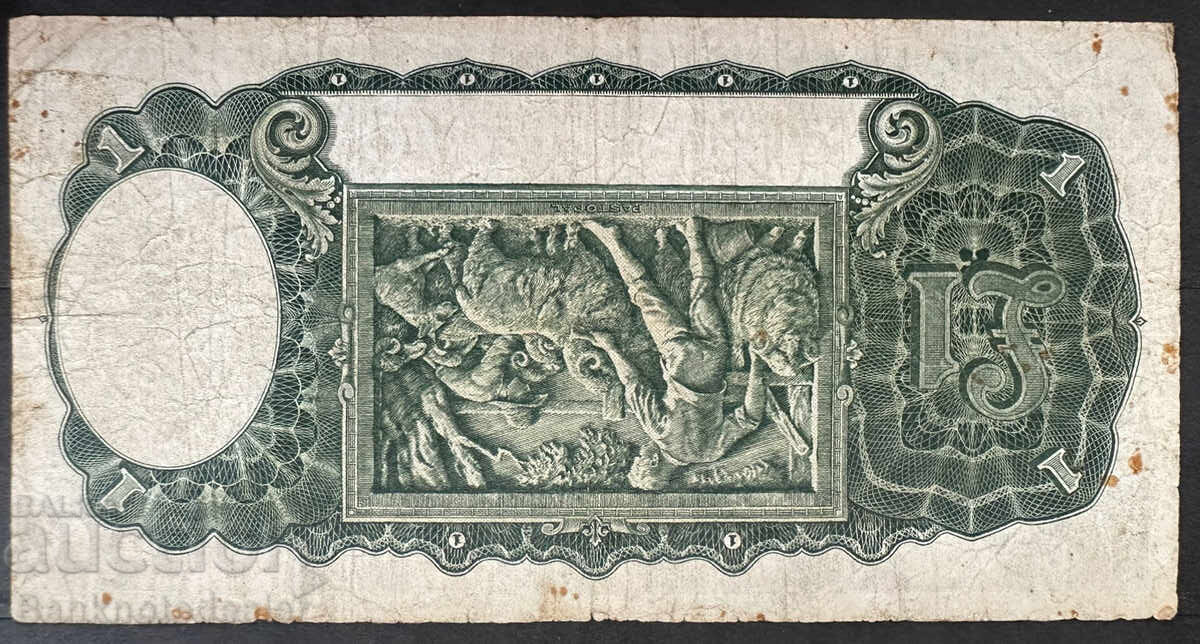 Australia 1 Liră 1941 Pick 26 Ref 1756 cu preț 34.00 BGN | € 17.38 Australia 1 Liră 1941 Pick 26 Ref 1756 cu preț 34.00 BGN | € 17.38