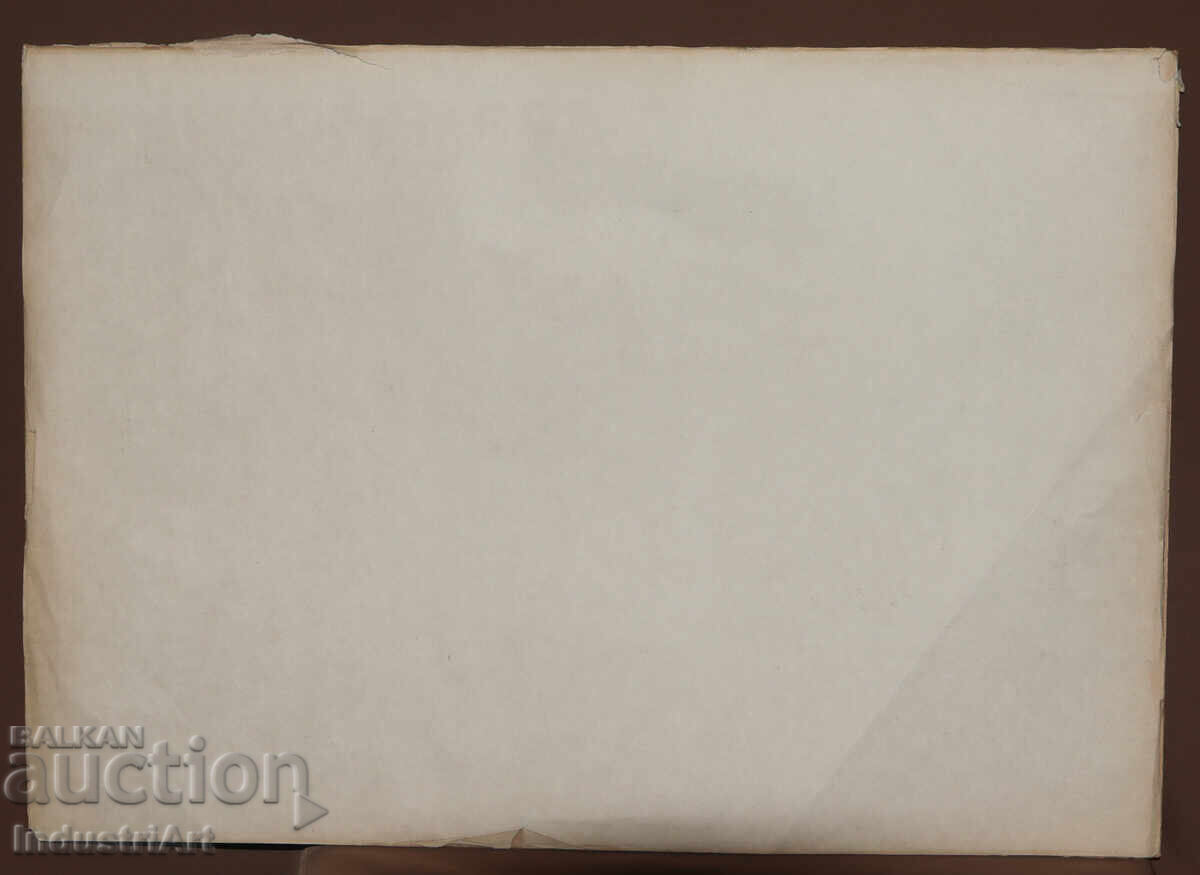 Kiril Nedelchev (1921 - 2004) Painting Ink Interior - 7