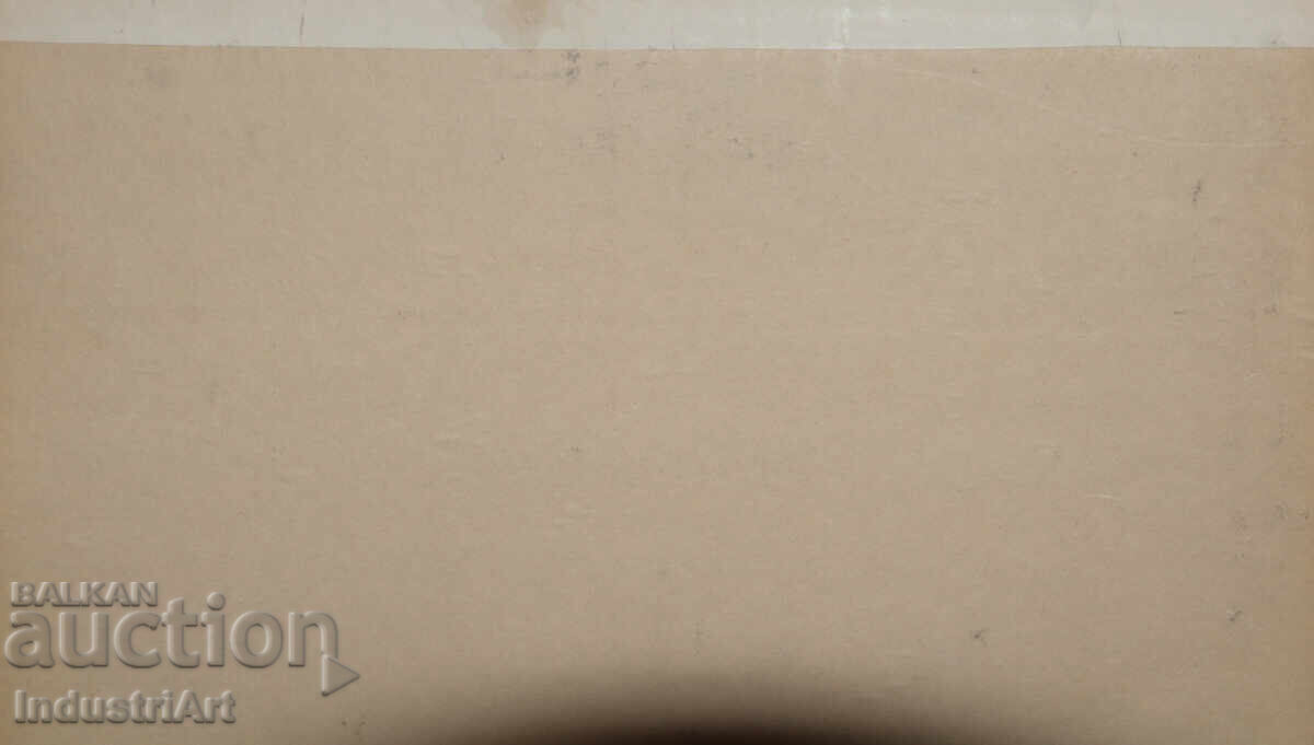 Kiril Nedelchev (1921 - 2004) Watercolor Painting Interior - 7