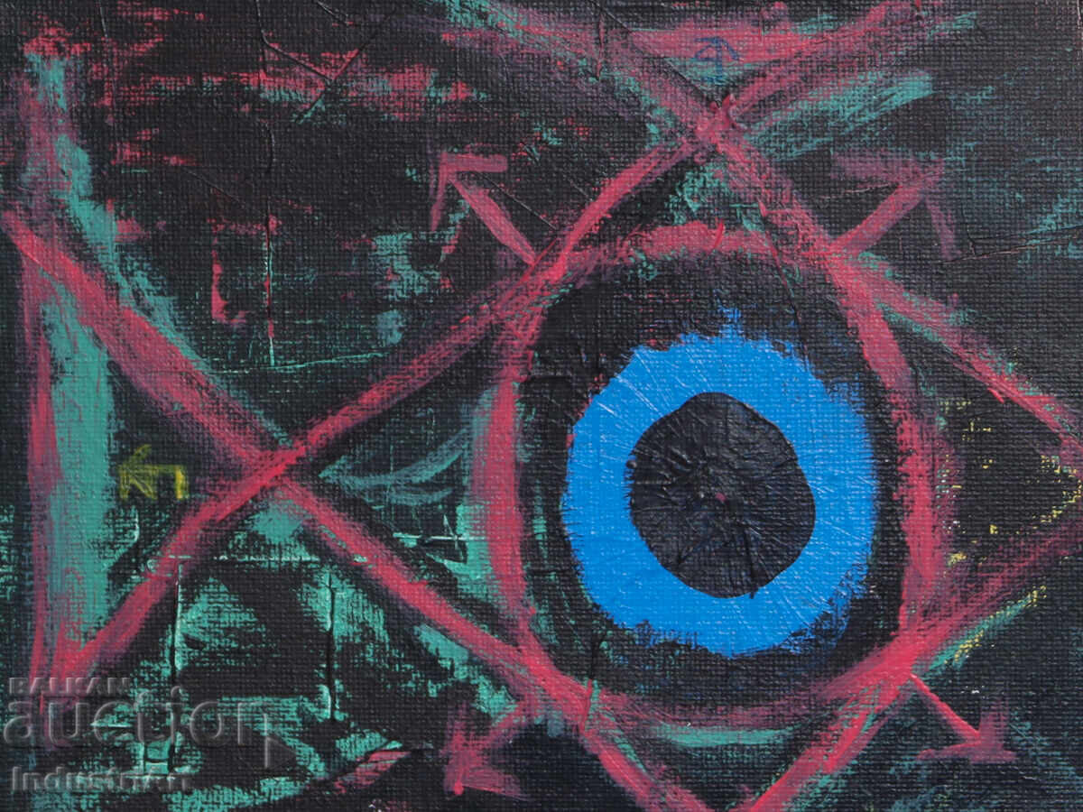 Παράδοση Μοντέρνα τέχνη ακρυλική αφηρημένη σύνθεση