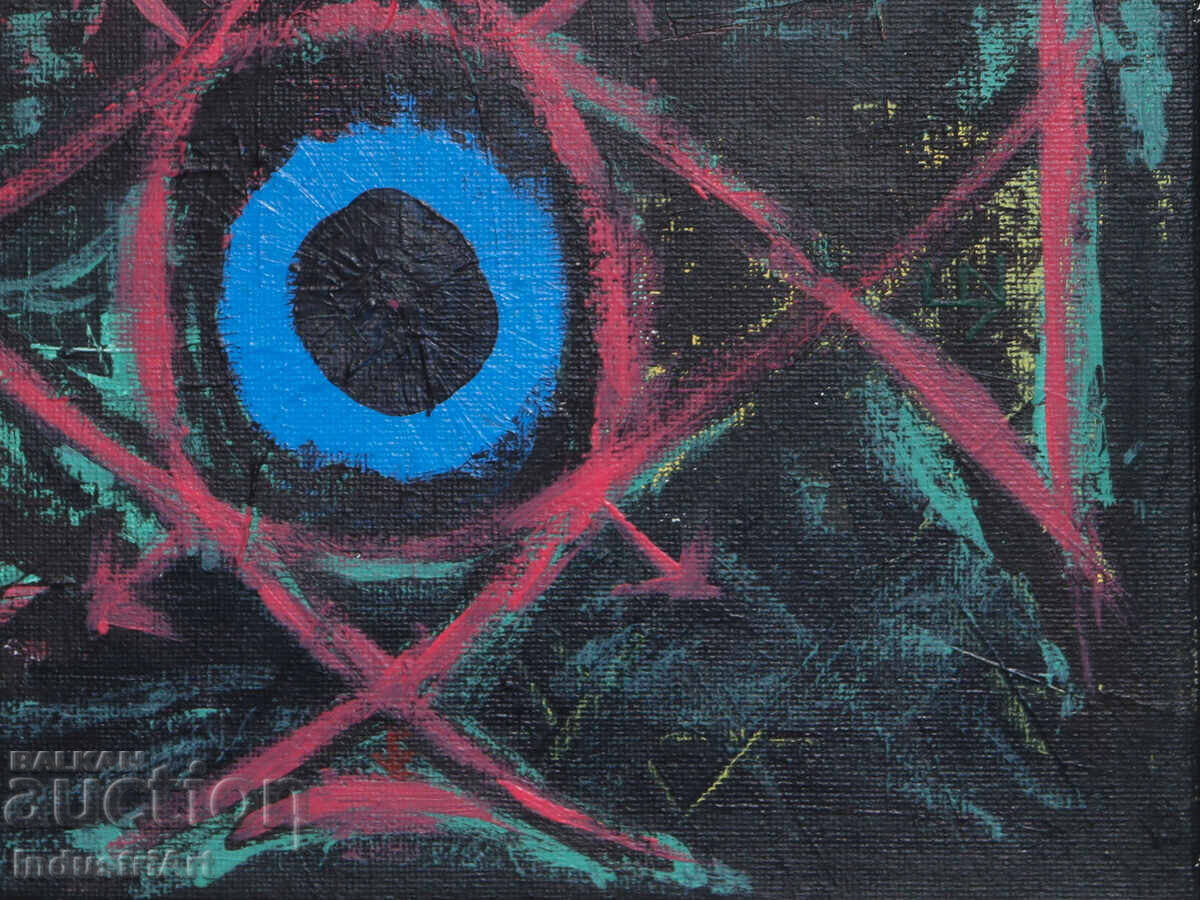 Μοντέρνα τέχνη ακρυλική αφηρημένη σύνθεση - 5