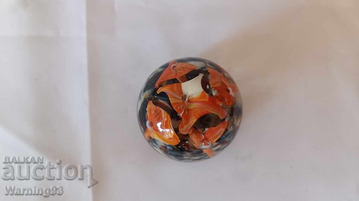 Glob de sticlă - prespapier - decorațiune - 5