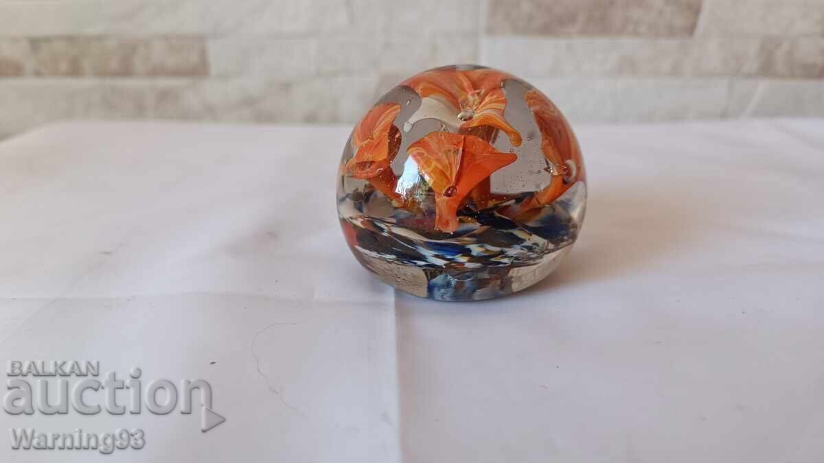 Glass ball - paperweight - decoration