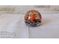 Γυάλινη μπάλα - press papier - διακόσμηση