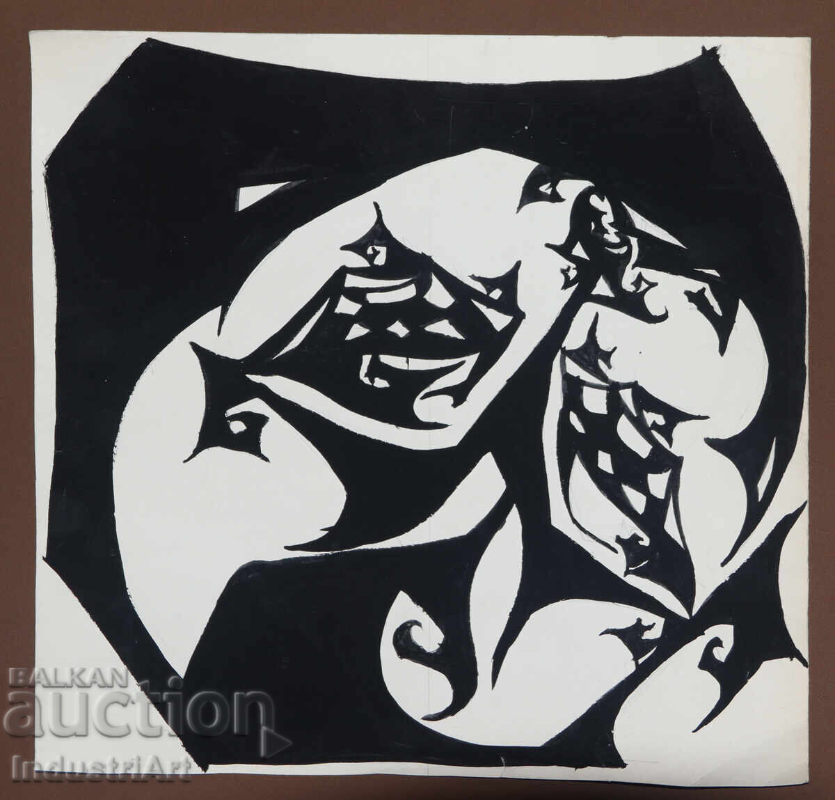 Αφηρημένη τέχνη τέμπερα γεωμετρική σύνθεση με τιμή 140.00 BGN | € 71.58 Αφηρημένη τέχνη τέμπερα γεωμετρική σύνθεση με τιμή 140.00 BGN | € 71.58