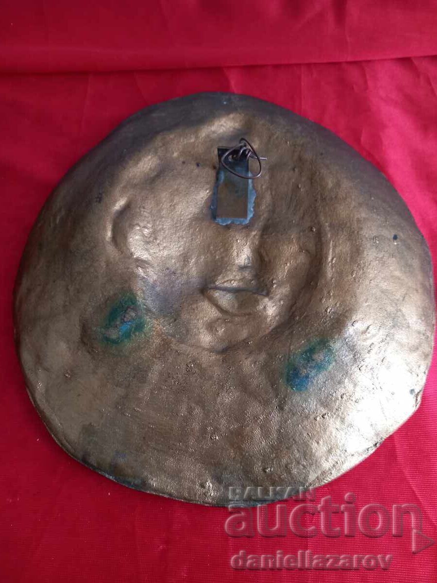 Delivery of Emile Derre Original Bronze Panel Boy 19th Century