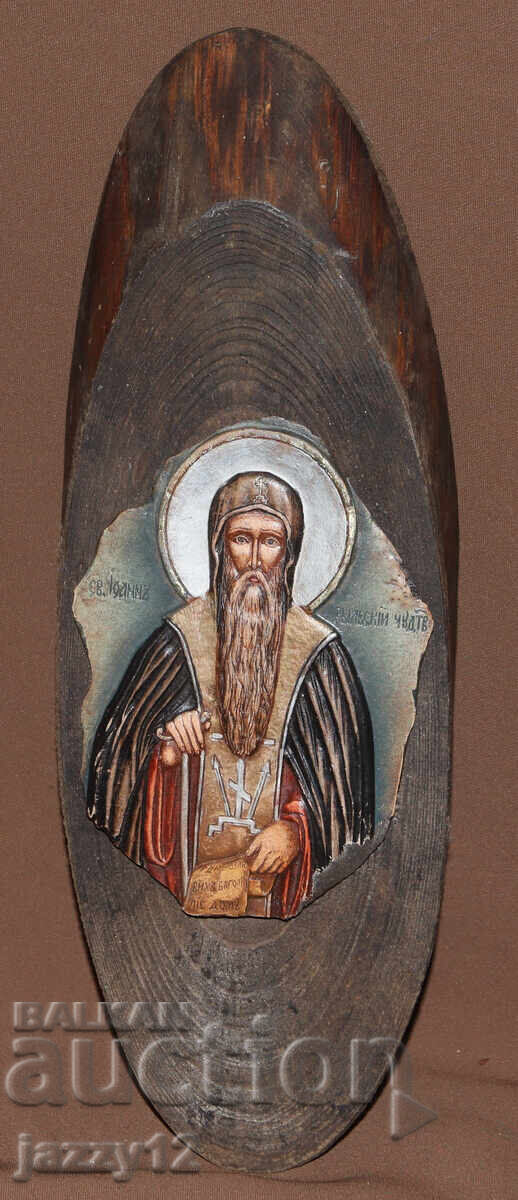 Ανάγλυφη εικόνα Άγιος Ιωάννης της Ρίλα ο Θαυματουργός