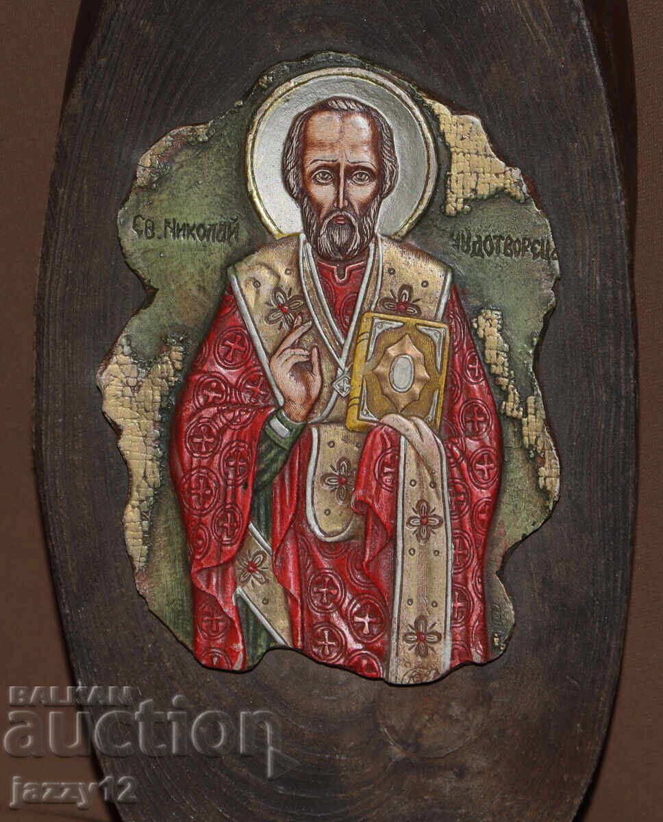 Delivery of Relief Icon St. Nicholas the Wonderworker
