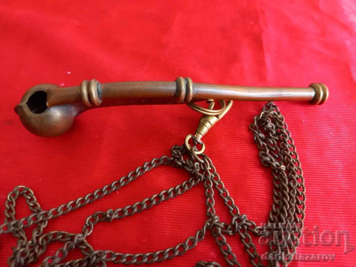 Antique Bronze Boatswain's Whistle with price 65.00 BGN | € 33.23