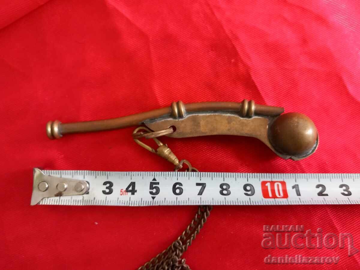 Delivery of Antique Bronze Boatswain's Whistle