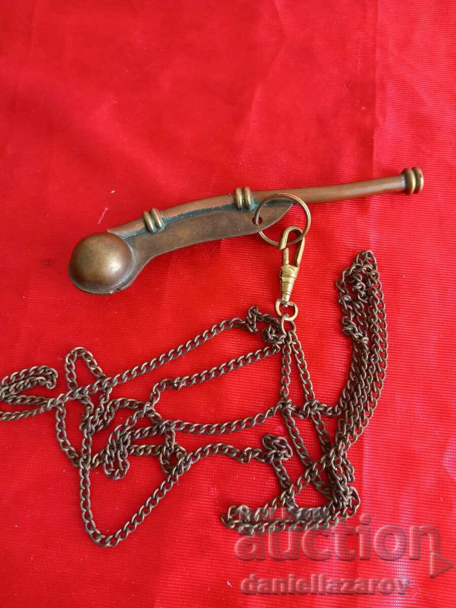 Antique Bronze Boatswain's Whistle