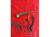 Antique Bronze Boatswain's Whistle