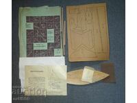 Veche jucărie bulgărească barcă iaht - Model de velier