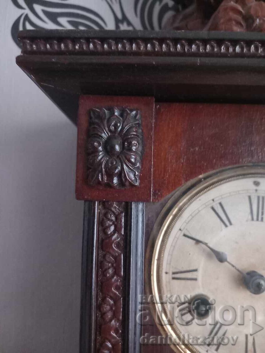 Delivery of Rare Old German Wall Clock 19th Century