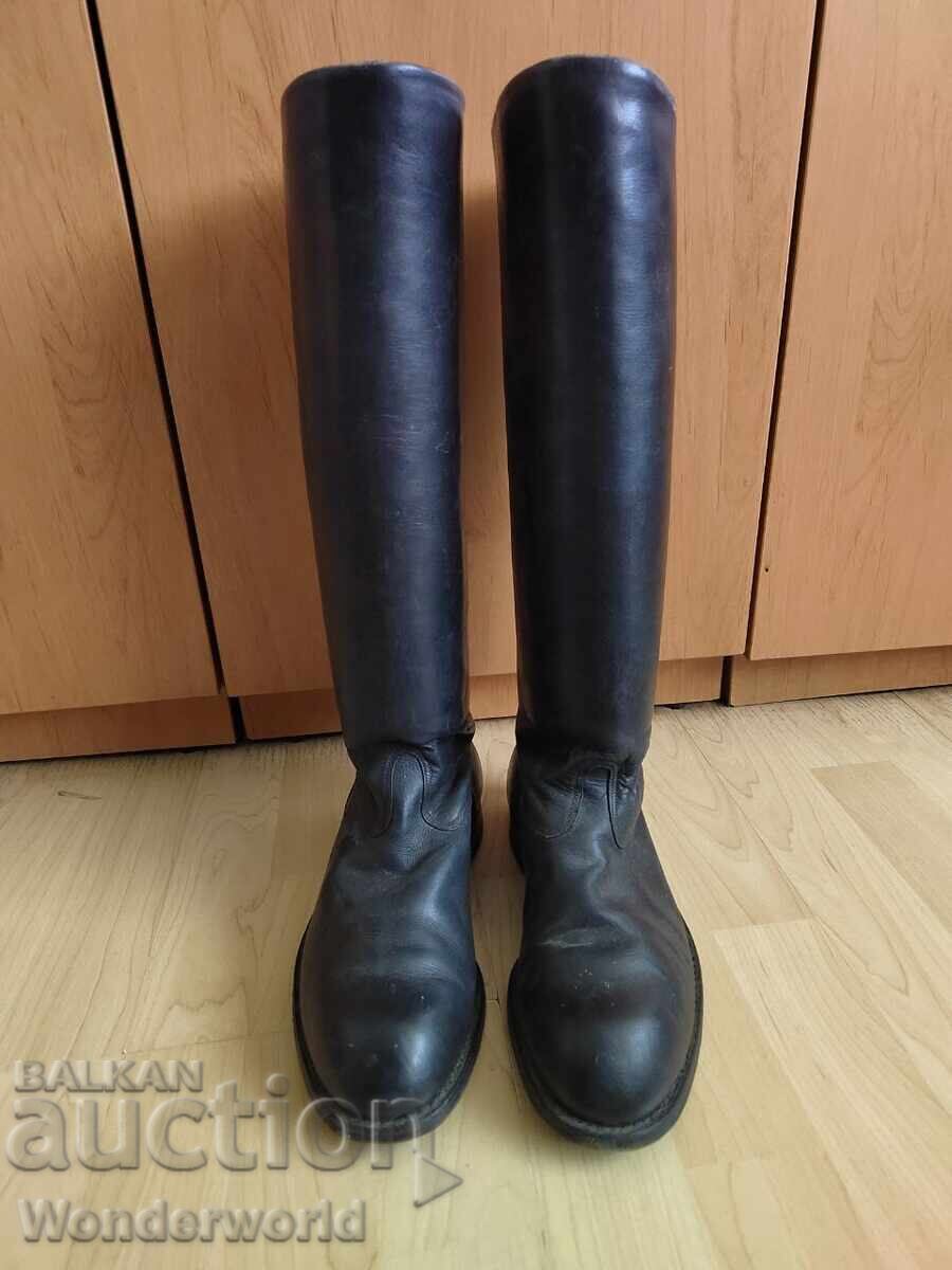 Royal military and cavalry boots of the Bulgarian army