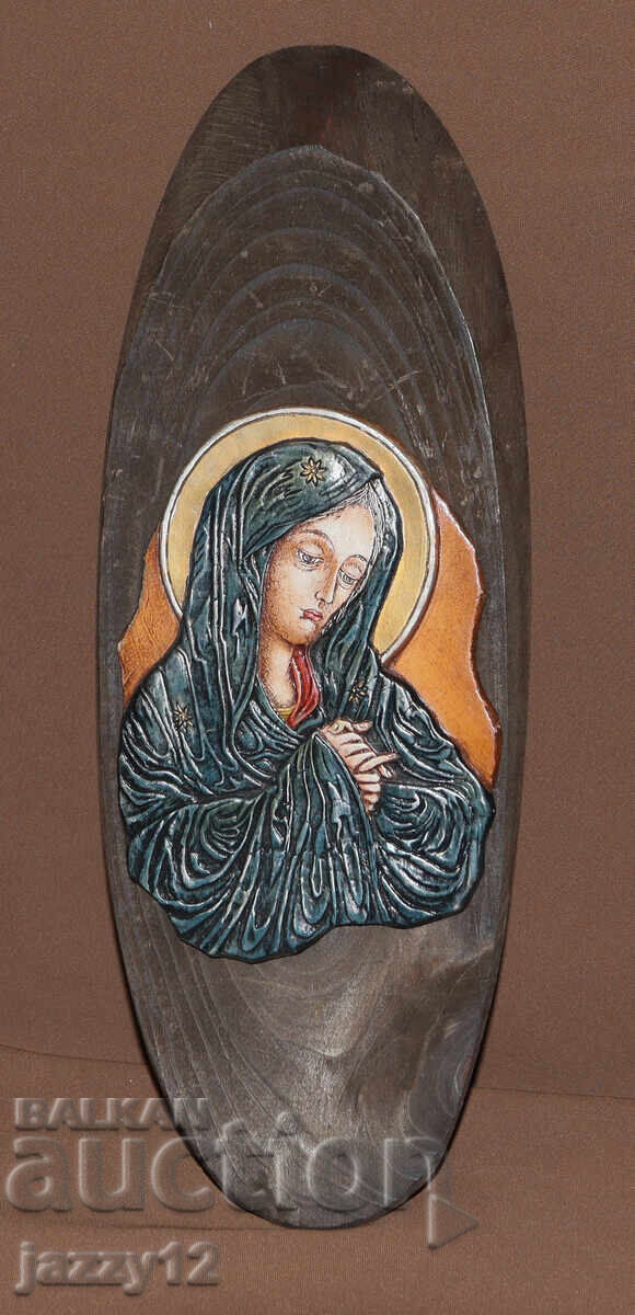 Licitație Icoană în relief Sfânta Maria Dolorosa