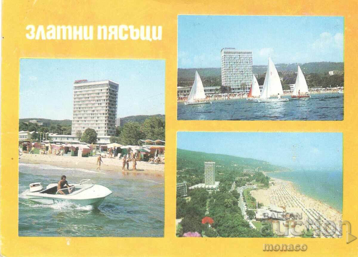 Carte poștală veche - Nisipurile de Aur, Mix
