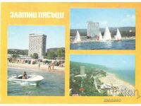 Carte poștală veche - Nisipurile de Aur, Mix