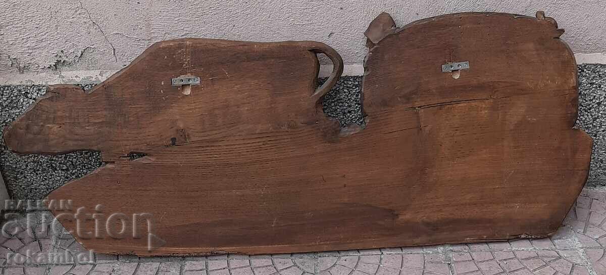 Livrarea Sculptură masivă, sculptată manual, reprezentând un țăran cu bou Livrarea Sculptură masivă, sculptată manual, reprezentând un țăran cu bou