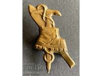 41831 Bulgaria semn turistic piolet funie schi