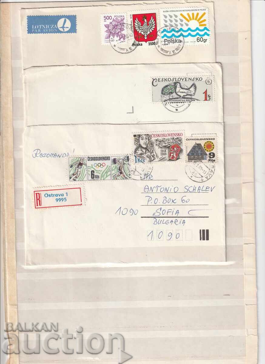 ПОЛША, ЧЕХОСЛОВАКИЯ - Пътували ПП - 3 бр.