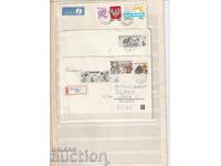 ΠΟΛΩΝΙΑ, ΤΣΕΧΟΣΛΟΒΑΚΙΑ - Ταξιδεμένα Γραμματόσημα - 3 τμχ