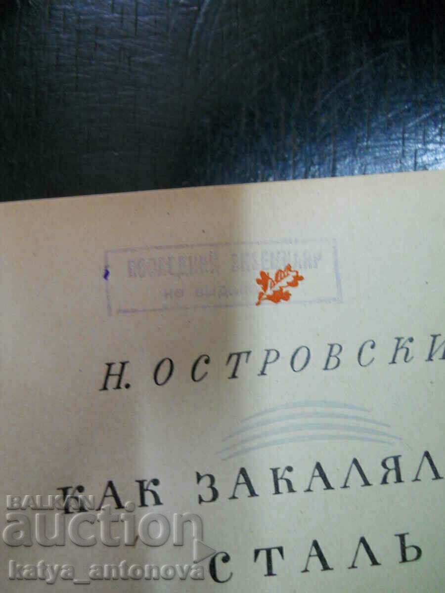 N. Ostrovsky „Cum a fost călit oțelul” (antich) - 5 N. Ostrovsky „Cum a fost călit oțelul” (antich) - 5