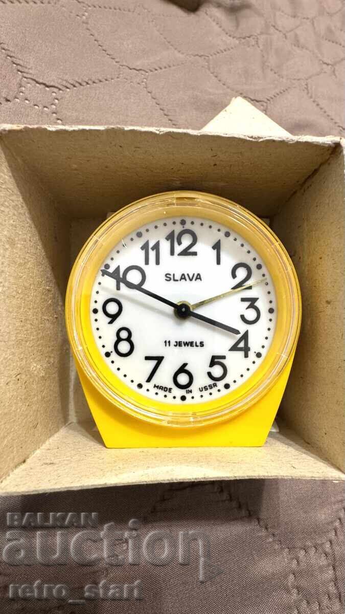 Съветски будилник Слава, чисто нов! Работи! - 5