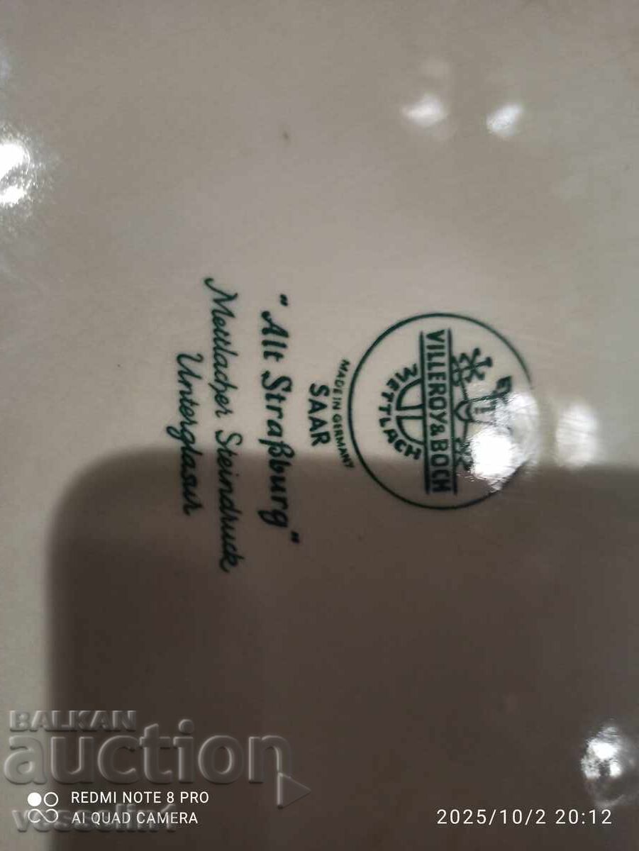 Δημοπρασία Παλιό πορσελάνινο σκεύος Κύπελλο λαχανικών Villeroy Boch Alt