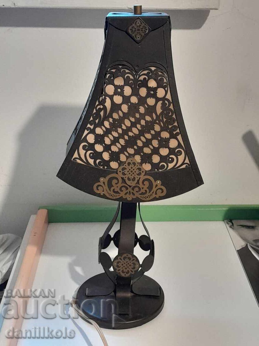 *$*Y*$* LAMPĂ DE NOAPTE VINTAGE VECHE METAL FORJAT SUPER *$*Y*$* - 5
