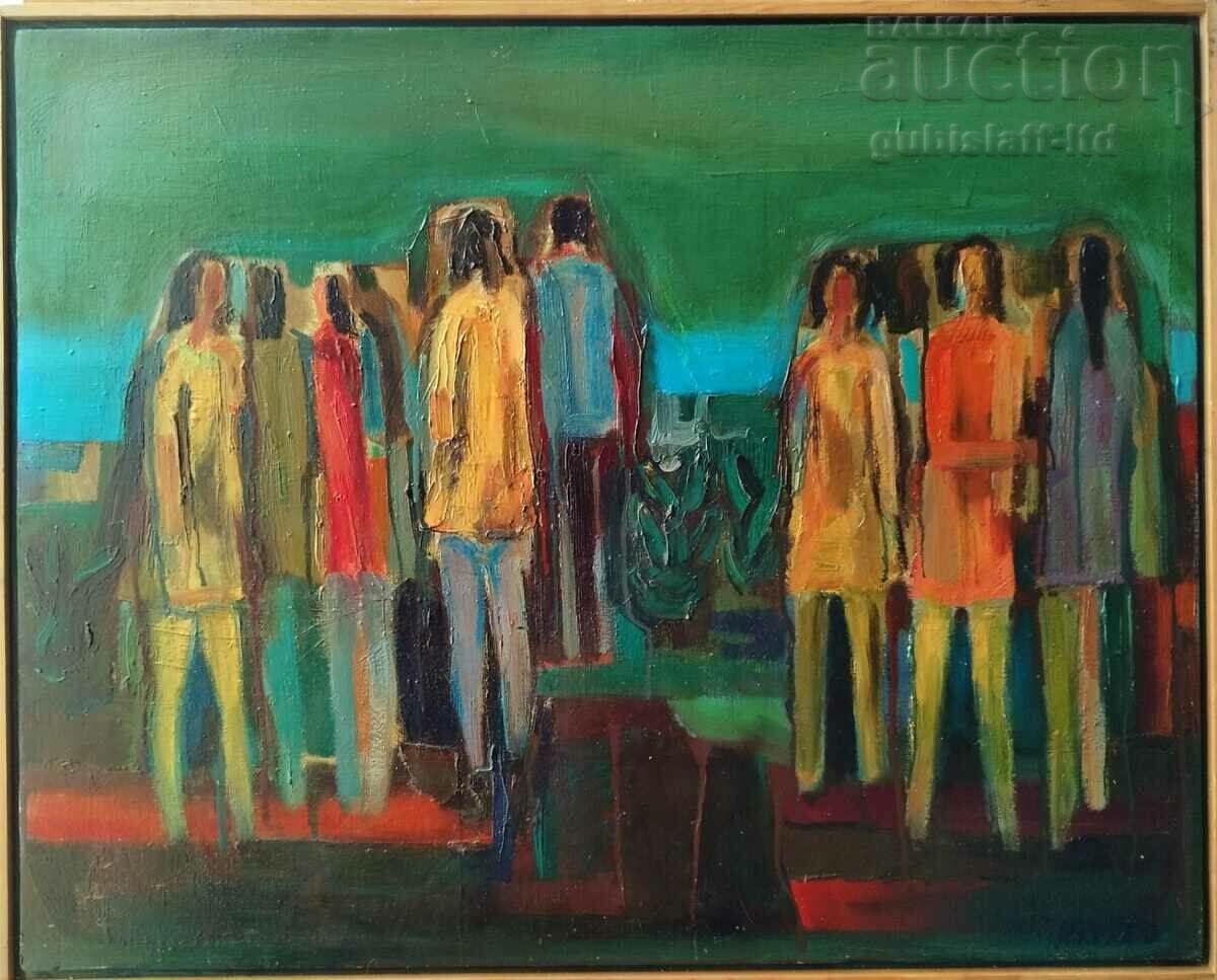 Painting "Walk", Art. Roger Kraev (1945-2022)