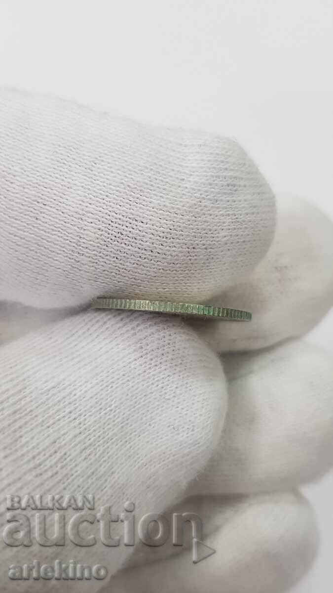 Παράδοση Συλλεκτικό ασημένιο νόμισμα 15 kopeĭki 1908 ΕΒ