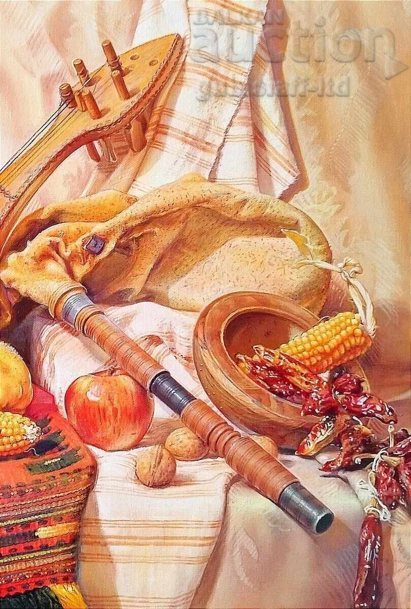 Εικόνα "Παραμονή Χριστουγέννων", Τέχνη. ΡΕ. Γιάντσεφ-Γκράφα με τιμή 2850.00 BGN | € 1457.18