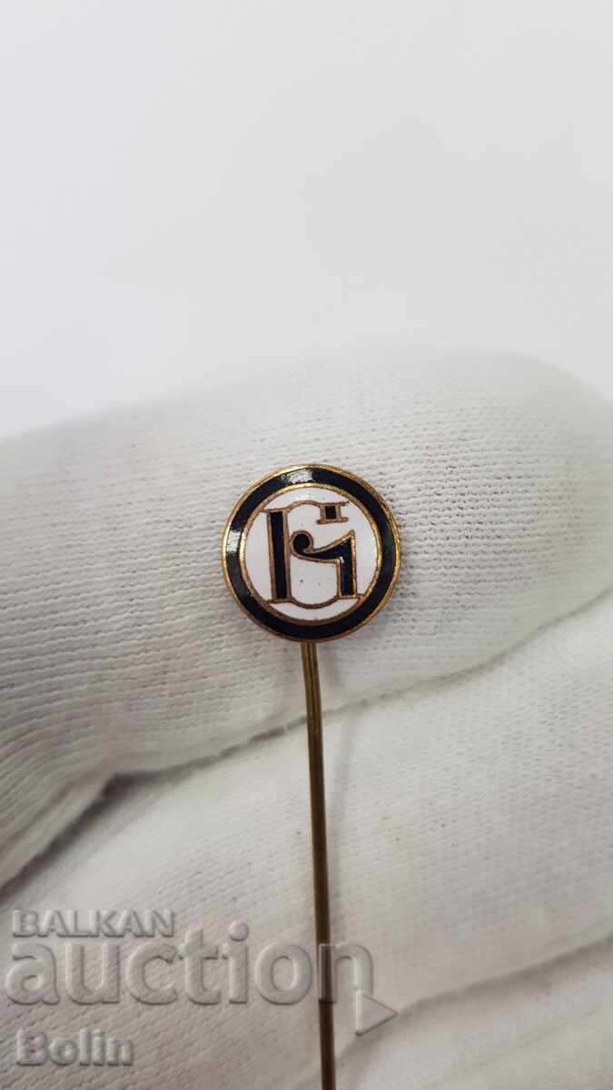 Δημοπρασία Σπάνιο βουλγαρικό βασιλικό έμβλημα, σήμα ποδοσφαίρου