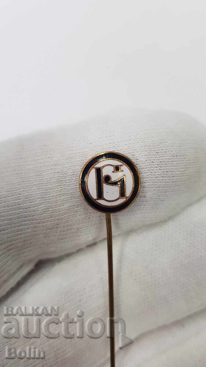 Σπάνιο βουλγαρικό βασιλικό έμβλημα, σήμα ποδοσφαίρου