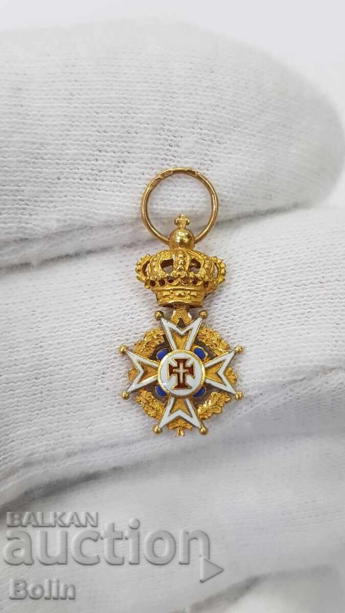 Rare Gold Miniature of the Order of Christ - Portugal with price € 270.00 | 528.07 BGN